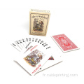 Cartes de poker personnalisées Impression en plastique Braille Playing Cards